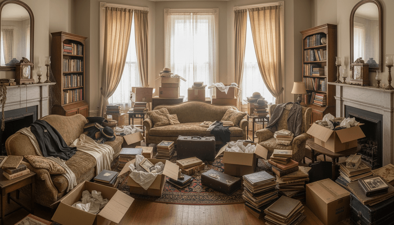 Estate Cleanout before — North Providence, RI